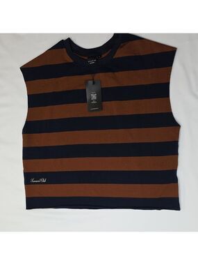 Striped Sleeveless Top Small